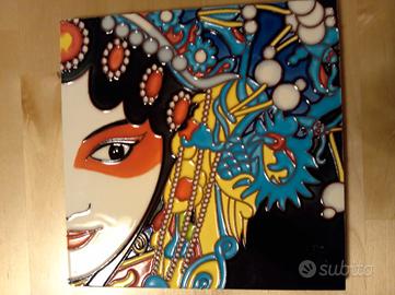 Ceramica artigianato cinese dipinta a mano