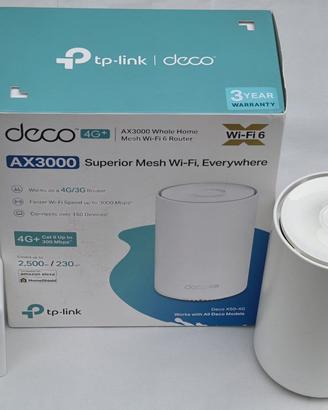 Router 4G WiFi 6 Mesh TP-Link Deco X50-4G AX3000