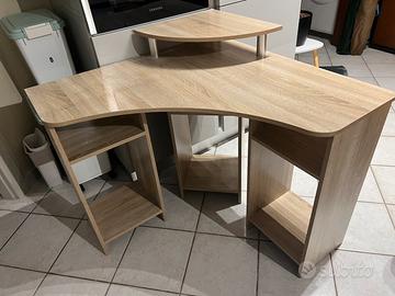 Scrivania angolare 90x90