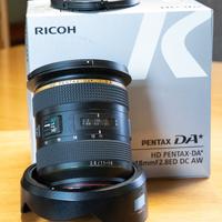 Pentax 11-18 mm F2.8