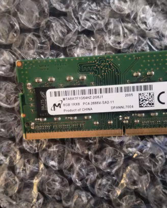 Ram DDR4 SODIMM 8gb Micron ( mta8atf1g64hz-2g6j1 )