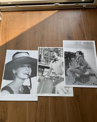 Stampe bianco nero Audrey Hepburn