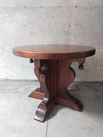 tavolino rotondo in legno 