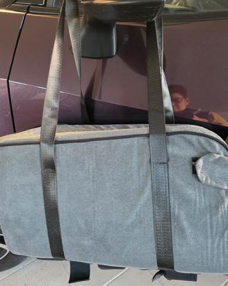 trasportino-seggiolino per auto per cani /gatti