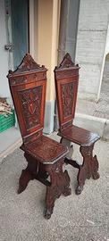 2 sedie antiche 