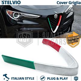 Cover Griglia per STELVIO Carbonio Bandiera ITALIA