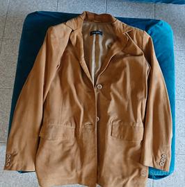 Giacca donna scamosciata, vera pelle, TG.42