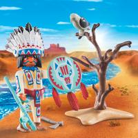 Playmobil 70062 personaggio capo indiano