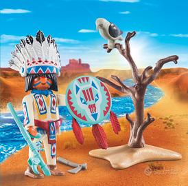 Playmobil 70062 personaggio capo indiano