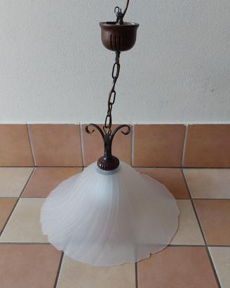 Lampadario a sospensione stile arte povera