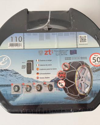 Catene neve EGLEMTEK 9mm - Misura 110 - Mai usate