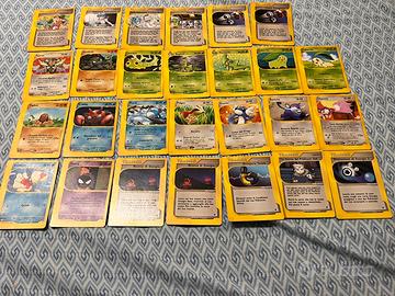 Lotto 27 carte pokemon set expedition