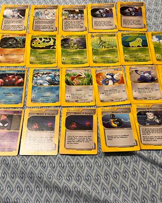 Lotto 27 carte pokemon set expedition