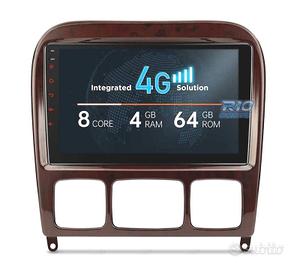 RADIO GPS ANDROID 10 PER MERCEDES CLASSE S W220 98