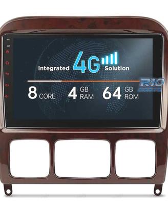 RADIO GPS ANDROID 10 PER MERCEDES CLASSE S W220 98