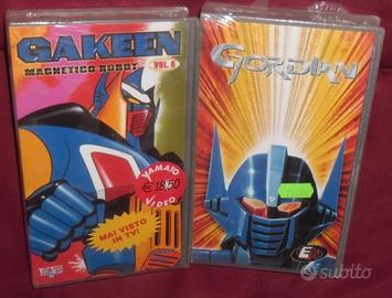 2 Vhs anime tv anni 80 Robot Gakeen Gacken,Gordian
