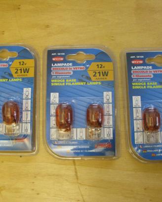6 Lampade WY21W T20 arancio per frecce Lampa 58100