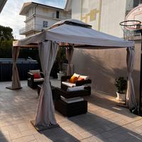 Gazebo in alluminio sahara mt.3x4 telo ecr