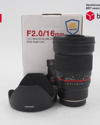 Samyang 16 F2.0 ED AS UMC CS (Fujifilm)