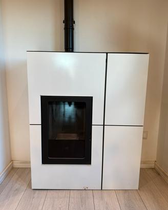Stufa a Pellet Edilkamin Blade bianca