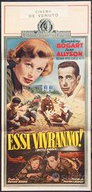 ESSI VIVRANNO! LOCANDINA CINEMA ORIGINALE