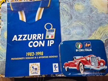 Album figurine Azzurri IP + scatola latta