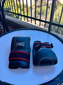 Guantoni sacco/fitboxe Energetics neri-rossi XL