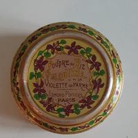 scatola latta vintage Violetta di Parma