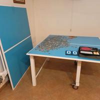 tavolo da ping pong artigianale