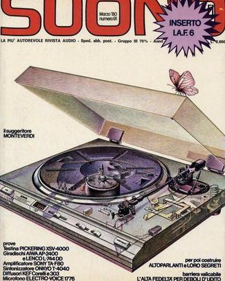 rivista SUONO numero 91 marzo 1980