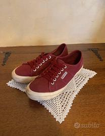 Superga alte clearance bordeaux