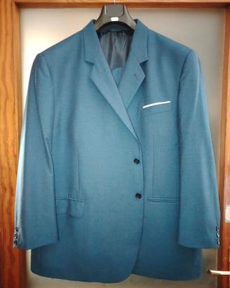 abito giacca pantaloni  blu avio 63