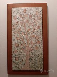 Quadro su pietra "Albero"