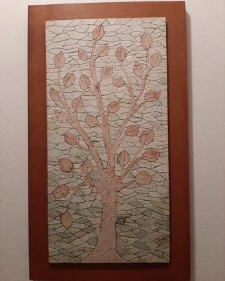 Quadro su pietra "Albero"