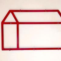 Appendino casetta colore rosso
