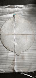 Coppia di palette a mezza luna per pizza 30 cm

