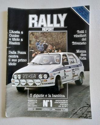 Rivista Rally Report gennaio 1984