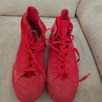 Scarpe uomo Converse All Star rosse