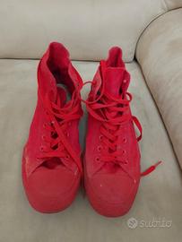 Scarpe uomo Converse All Star rosse