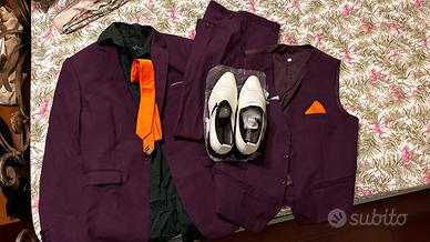 Abito completo da uomo viola - Joker