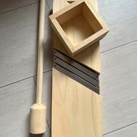 Tagliacavoli XXL Acciaio Legno Pestello Crauti