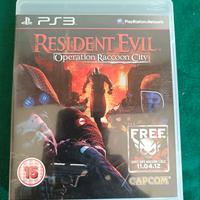 gioco ps3 RESIDENT EVIL operation ranccoon city