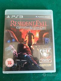 gioco ps3 RESIDENT EVIL operation ranccoon city