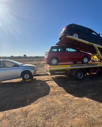 Carro/bisarca 2pianali forca gru pari al nuovo