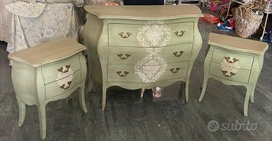 comò e comodini shabby chic 