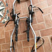 Porta bicicletta da baule x mtb corsa e-bike