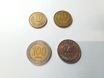 Albania Serie 4 Monete 2008  e 2013