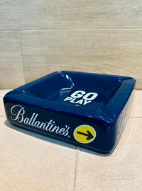 Posacenere in ceramica blu BALLANTINES GO PLAY