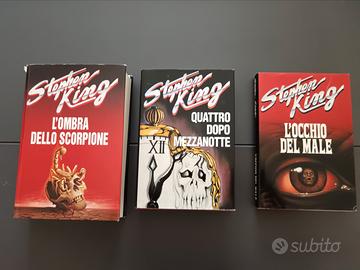 3 libri Stephen King Edizioni CDE