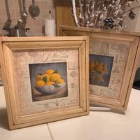 Quadri shabby chic con frutta